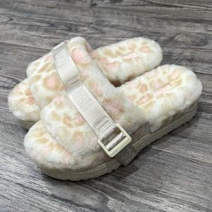 New UGG Fluffita Panther Print Slide Slipper